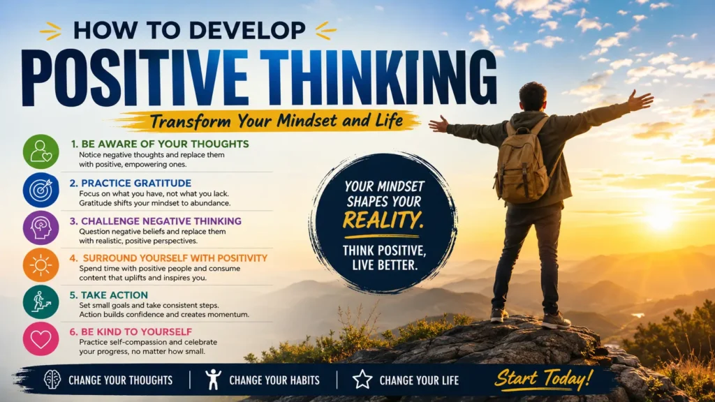 how to develop positive thinking